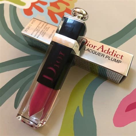 dior addict lacquer plump 676 dior fever|Dior lacquer plump lipstick review.